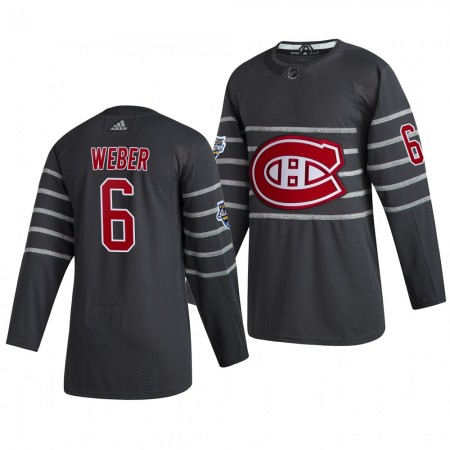 Montreal Canadiens Trikot Shea Weber 6 Grau 2020 NHL All-Star Adidas Authentic - Herren